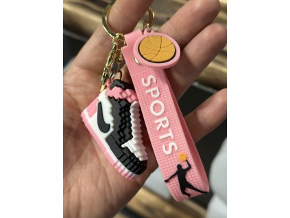 Stylová klíčenka Sports boots růžové (Velikost 10cm)