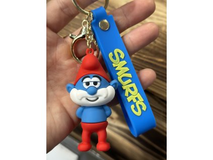 Stylová klíčenka taťka Šmoula (Velikost 10cm)