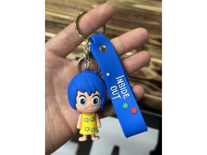 Stylová klíčenka V hlavě Radost (Velikost 10cm)