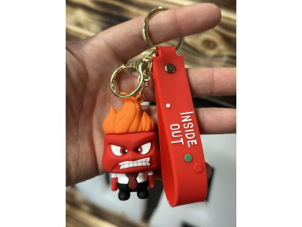 Stylová klíčenka V hlavě Vztek (Velikost 10cm)