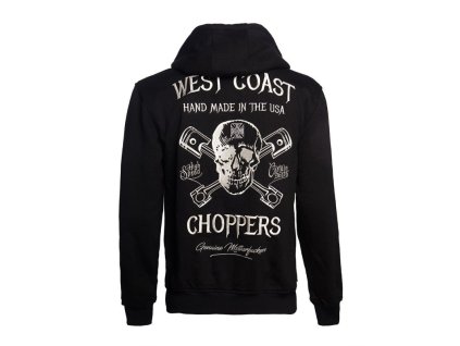 west coast choppers mikina wcc high speed zip hoody