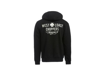 west coast choppers mikina s kapuci na zip motorcycle zip hoody wcc