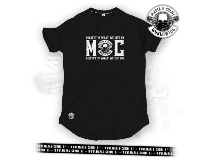 mafia crime loyalty respect unisex shirt rounded schwarz m