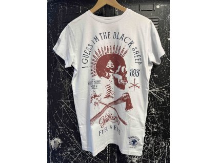 Pánské triko Yakuza Black sheep 15029 white (Velikost M)