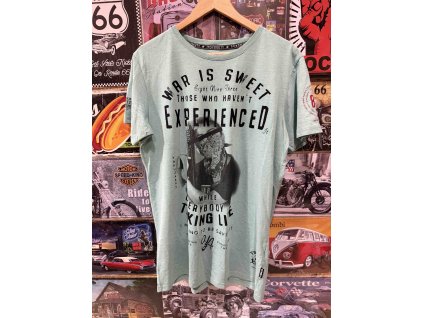 Pánské triko Yakuza Sweet War 15018 tyrkys (Velikost XL)