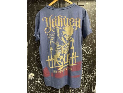 Pánské triko Yakuza Throught Bones 15022 blue indigo (Velikost 3XL)