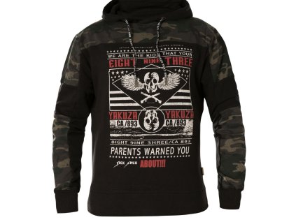 Pánská mikina s kapucí Yakuza HOB 14007 (Velikost 3XL)