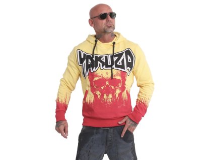 Pánská mikina bez kapuce Yakuza HOB 17003 pale banana (Velikost S)