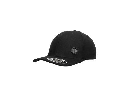 pitbull west coast ksiltovka snapback hook loop 3d metal logo cerna
