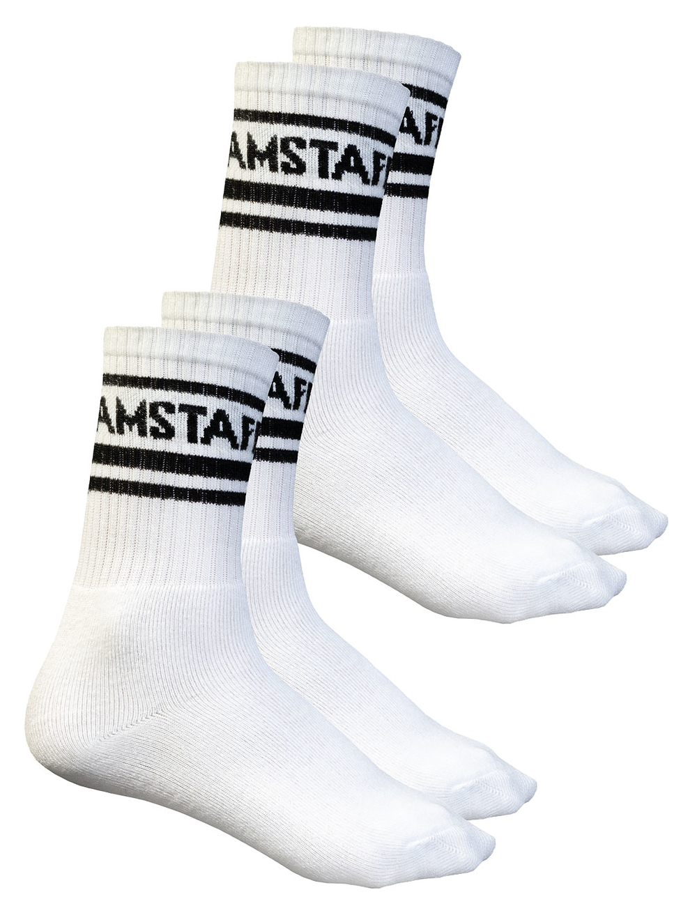 Ponožky Amstaff Taskus - 2 páry v balení bílé Velikost: 35-38