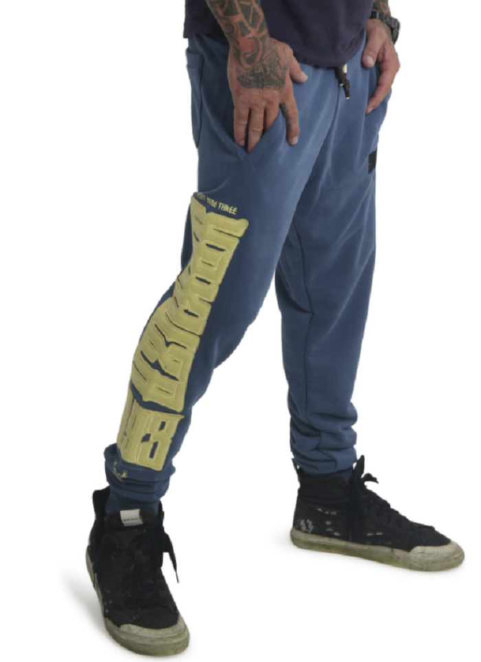 Pánské tepláky Yakuza Warrior Loose JOB 19020 mallard blue Velikost: XXL