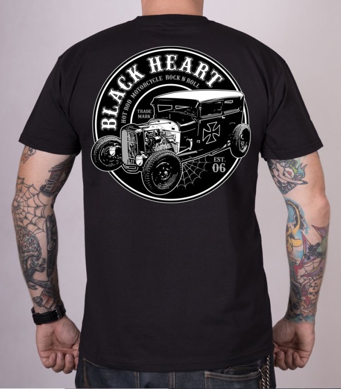 Pánské triko Black Heart JEWEL Velikost: XL