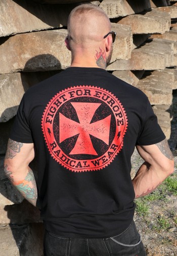 Pánské triko Radical Wear Kříž černá Velikost: M