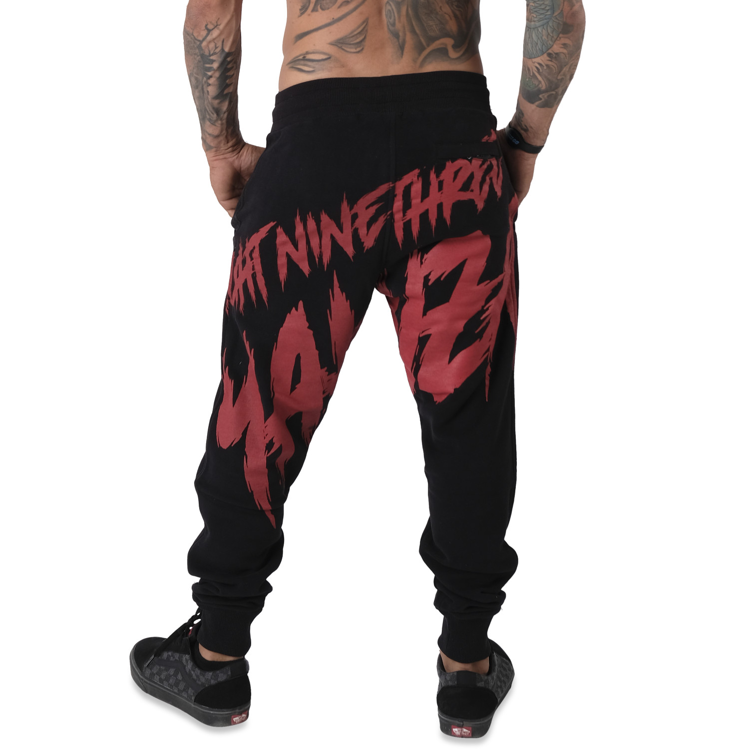 Pánské tepláky Yakuza Fat Tag Casual JOB 21023 Black Velikost: XXL