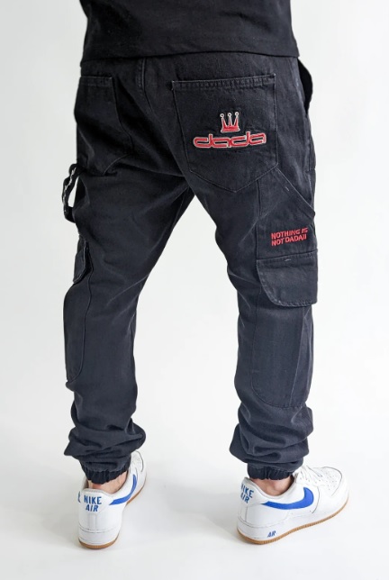Pánské cargo jeans DADA Supreme Worker Black Velikost: 31