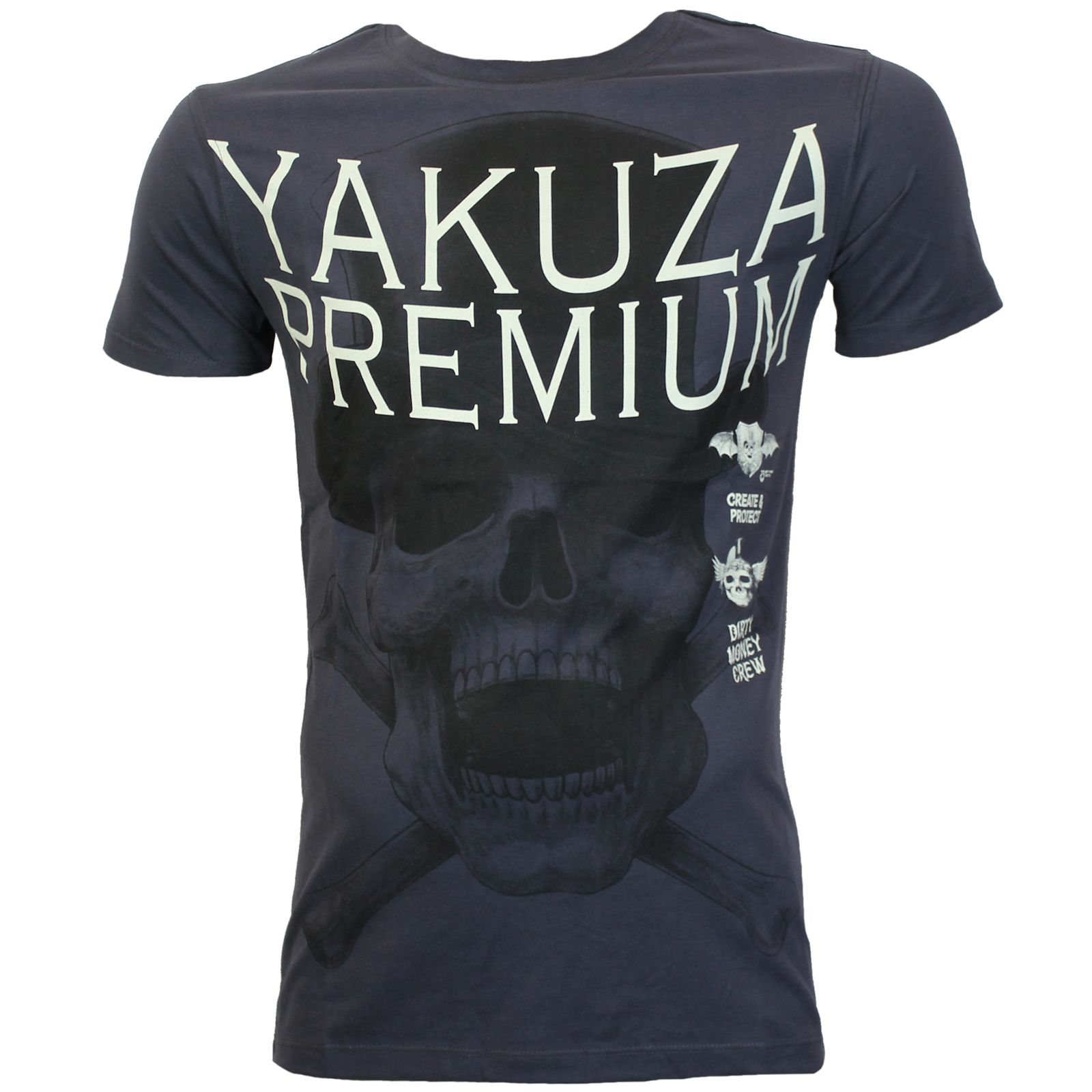 Pánské triko Yakuza Premium 3519 dark grey Velikost: 3XL