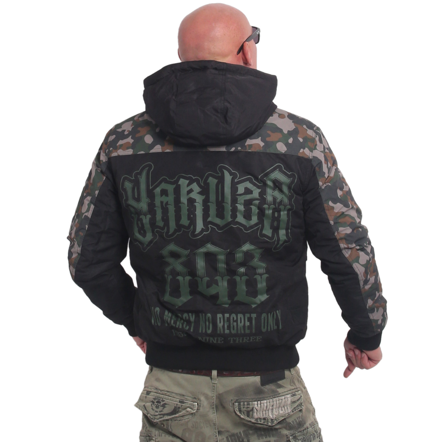 Pánská zimní bunda Yakuza Mercy Ultimate WJB 20007 black/camo Velikost: L