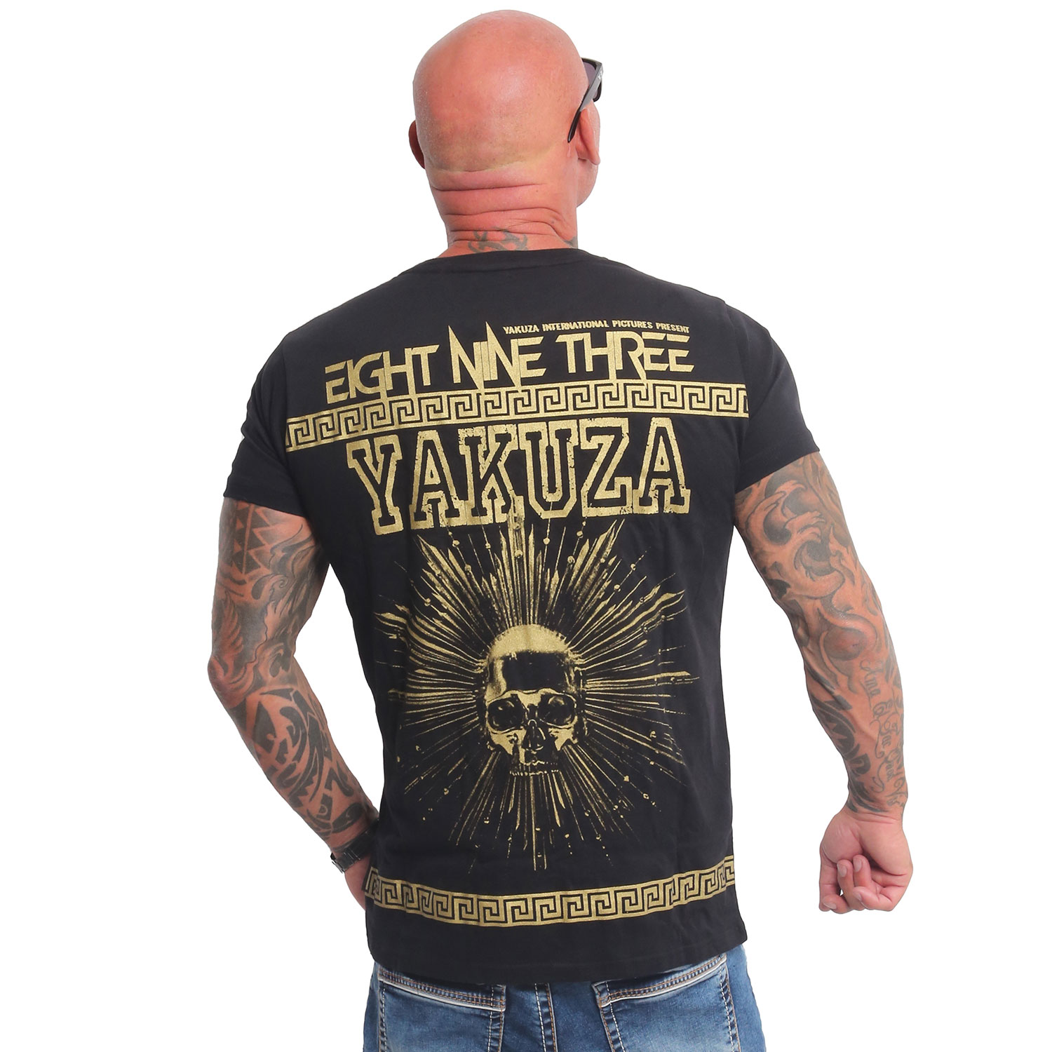 Pánské triko Yakuza VIP Aztecs TSB 23066 Black Velikost: L