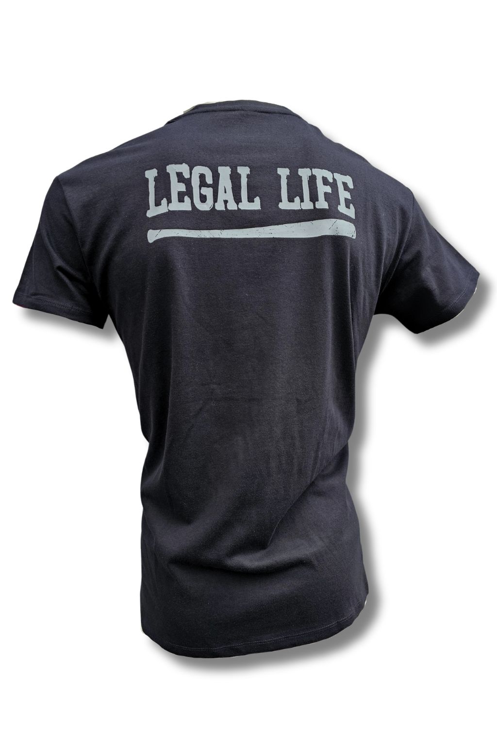 Pánské triko LEGAL LIFE Big Baseball Bat black Velikost: M