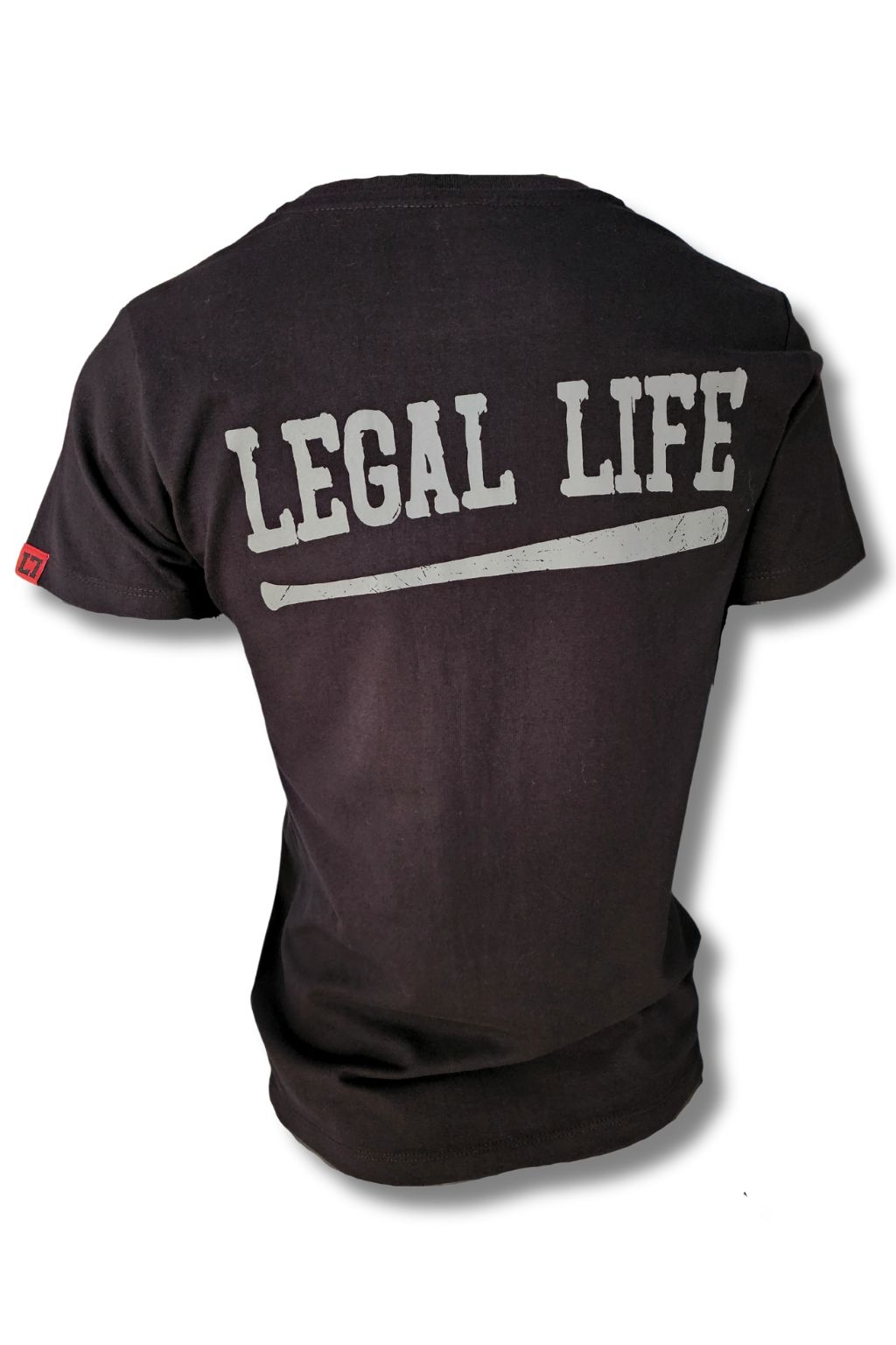 Dámské triko LEGAL LIFE Baseball Back Black Velikost: XL