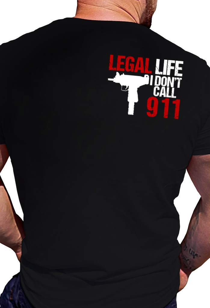 Legal Life pánské triko 911 černá Velikost: M