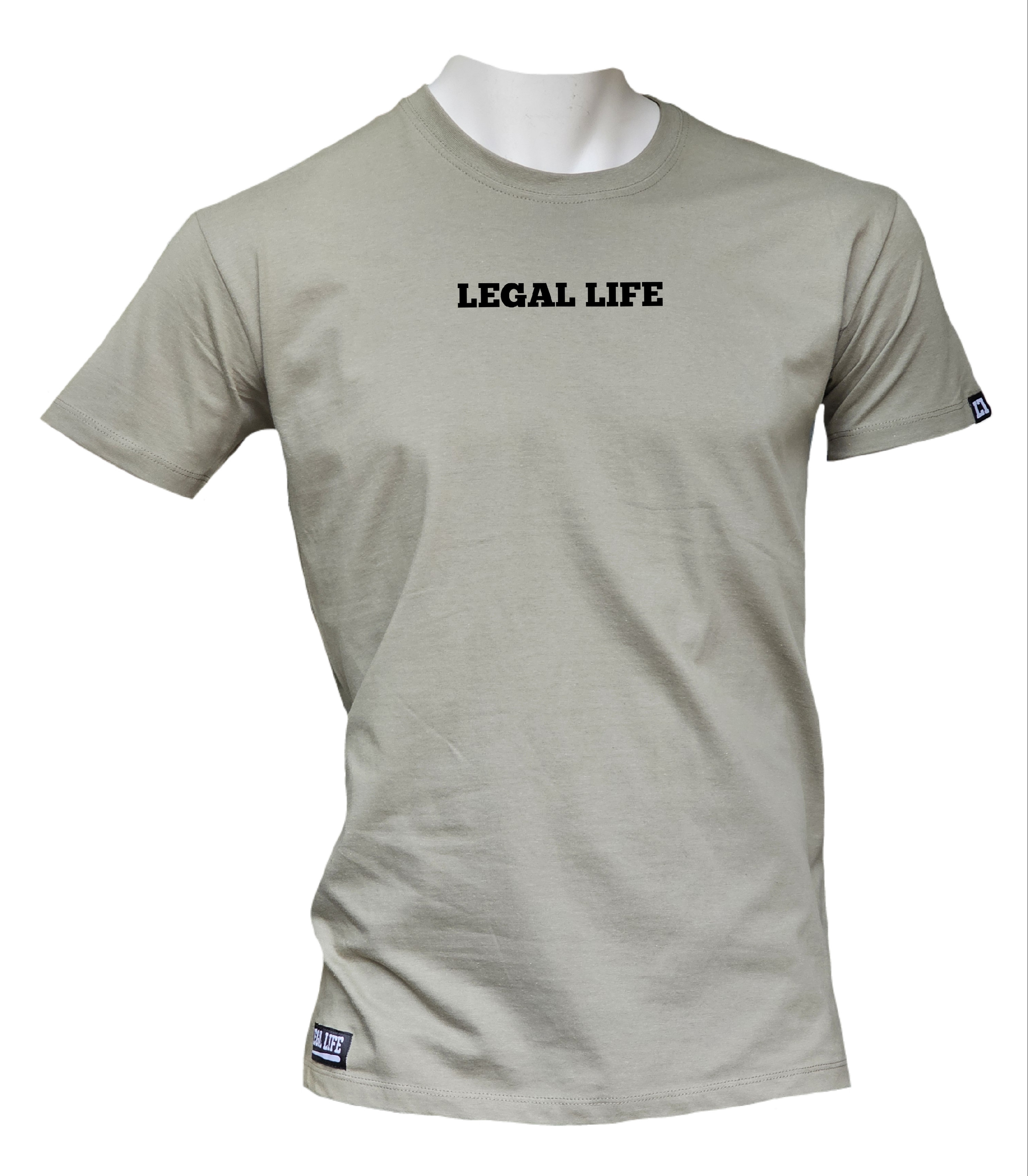 Pánské triko LEGAL LIFE Basic LA Olive Velikost: M