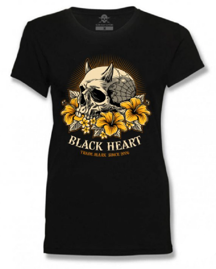 Dámské Triko BLACK HEART SWEET EVIL Velikost: XL