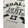 Pánské triko LEGAL LIFE Dirty Business cream (Velikost L)