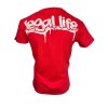 Pánské triko LEGAL LIFE Graffiti red (Velikost 3XL)