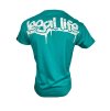 Pánské triko LEGAL LIFE Graffiti Smaragd (Velikost L)