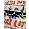 Pánské triko LEGAL LIFE Fatal Verdict white (Velikost 3XL)