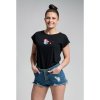 Dámské bavlněné triko CityZen černé Beru to s nadhledem
