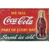 Plechová cedule Coke every day 20x30cm (Velikost 20x30cm)