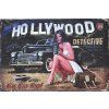 Plechová cedule Hollywood 20x30cm (Velikost 20x30cm)