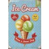 Plechová cedule Ice cream 20x30cm (Velikost 20x30cm)