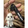 Stylová klíčenka Darth Vader white (Velikost 10cm)