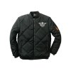 west coast choppers bunda bomber rigid jacket black wcc