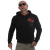 Pánská mikina s kapucí Yakuza HOB 90034 black (Velikost 3XL)
