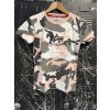 Dámské triko Alpha Industries grey pink camo 196052 (Velikost S)