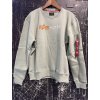 Pánská mikina Alpha Industries Alpha Label dusty green 118312 (Velikost M)