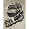 Yakuza pásek F*ck society GB-8206 bone white (Velikost one size)