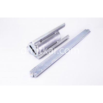 Čistič tubusu, komplet (trojzubec, tyč)