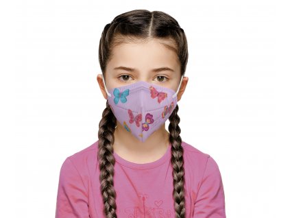 10x European FFP2 respirator, suitable for children - Butterflies