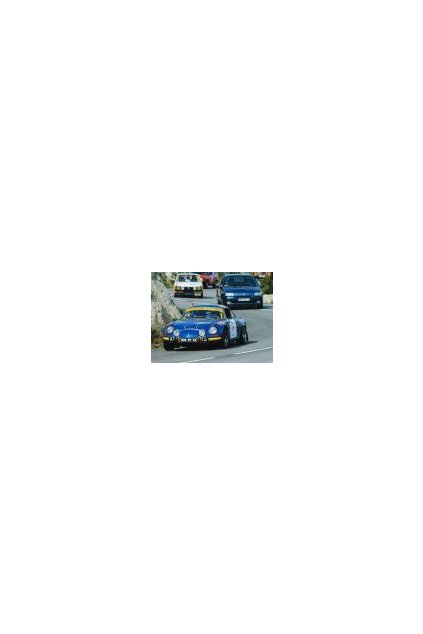 Alpine A110 Berlinette buffer of front bumper (the unit) . Fiber glass.