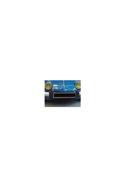 Alpine A110 Berlinette-Unterstützung des vorderen Nummernschilds. Glasfaser.