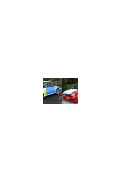 R5 GT Turbo (Large) Body Kit 6 dielov (predný a zadný nárazník, predné a zadné blatníky). Sklenené vlákno.