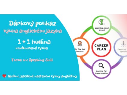 Dárkový poukaz na výuku AJ 6 měsíce