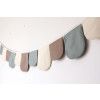 BLUE AND BROWN GARLAND