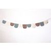 BLUE AND BROWN GARLAND