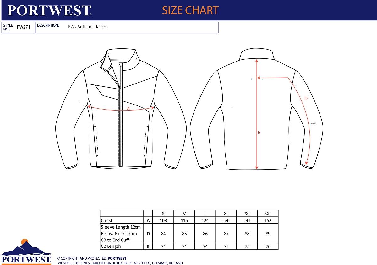 Softshellová bunda PW2